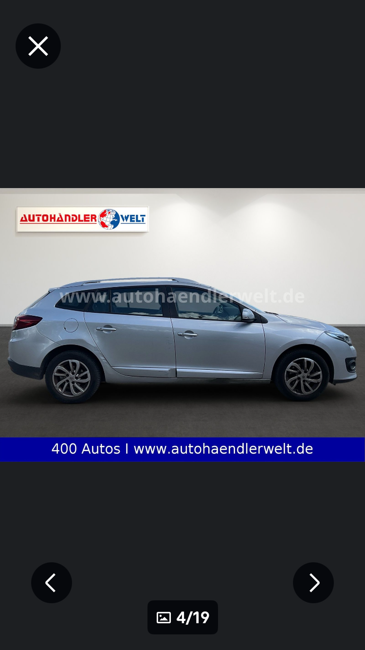 Transport auto Renault Megan pe platforma
