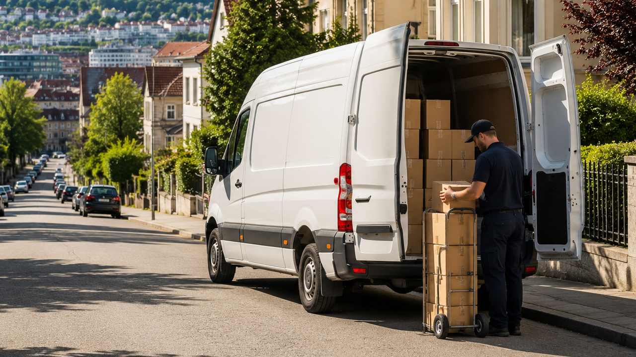 van care incarca colete din stuttgart spre romania